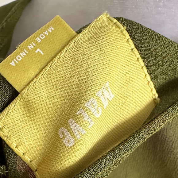 Maeve Olive Green Sheer Maxi Cover-Up Dress - Picture 7 of 7